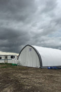 20′ WIDE SINGLE TRUSS STORAGE BUILDINGS - with Standard 20X42X12 10.5 OZ PE | Sold by Uncle Wiener's Wholesale