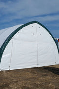 20′ WIDE SINGLE TRUSS STORAGE BUILDINGS - with Standard 20X42X12 10.5 OZ PE | Sold by Uncle Wiener's Wholesale