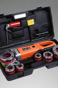 2000W electric portable pipe threader kit with carrying case and 6 dies