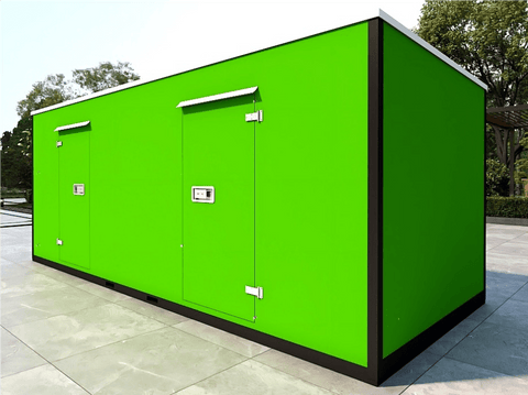 20FT Mobile Warehouses – Heavy - Duty Steel Storage Units - with Two Doors – No Partition | Sold by Uncle Wiener's Wholesale