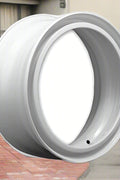 24.5 x 8.25 heavy-duty steel truck rim front angle view
22.5 x 8.25 demountable commercial truck wheel
Heavy-duty corrosion-resistant steel rim for long-haul trailers