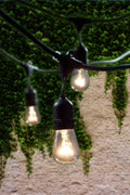 24FT Outdoor String Lights with 18 Bulbs – Wedding, Patio, Bistro & Garden Lighting 7219WL - with | Sold by Uncle Wiener's Wholesale