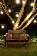 24FT Outdoor String Lights with 18 Bulbs – Wedding, Patio, Bistro & Garden Lighting 7219WL - with | Sold by Uncle Wiener's Wholesale