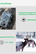 24MP 1080P Trail Camera with Infrared Night Vision – Motion Activated Wildlife Cam – 1127600 - with | Sold by Uncle Wiener's Wholesale