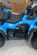 24V Ride - On Can - Am Outlander ATV for Kids – Bluetooth, 4 - Wheel Suspension, 2 - Seat, LED Lights - with Khaki | Sold by Uncle Wiener's Wholesale