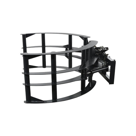 2,800 lb Capacity Skid Steer Bale Grab Attachment – Dual 2″×10″ Hydraulic Cylinders, Stack & Carry Round Bales SU385481 - with | Sold by Uncle Wiener's Wholesale