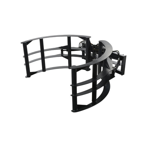 2,800 lb Capacity Skid Steer Bale Grab Attachment – Dual 2″×10″ Hydraulic Cylinders, Stack & Carry Round Bales SU385481 - with | Sold by Uncle Wiener's Wholesale