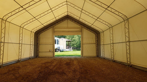 30′ WIDE DOUBLE TRUSS STORAGE BUILDINGS - with Standard 30X40X20 | Sold by Uncle Wiener's Wholesale