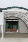 30′ WIDE SINGLE TRUSS STORAGE BUILDING SP MODEL - with 30X40X15 10.5 OZ PE