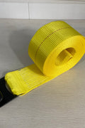 4" Cargo Winch Straps with Flat Hooks – Heavy - Duty Truck Tie - Downs | SKU: 430CS - with 4″ x 30' Single Strap | Sold by Uncle Wiener's Wholesale