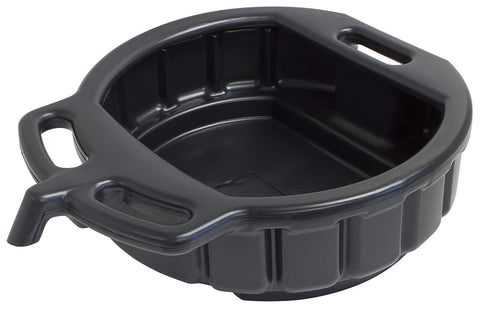 4 - Gallon Oil Drain Pan with Easy - Grip Handles – Heavy - Duty Design | Model 17942 - with | Sold by Uncle Wiener's Wholesale