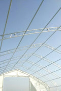 40′ WIDE DOUBLE TRUSS STORAGE BUILDINGS - with Standard 40X60X23 14.5 OZ PVC | Sold by Uncle Wiener's Wholesale