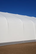 40′ WIDE DOUBLE TRUSS STORAGE BUILDINGS - with Standard 40X80X23 14.5 OZ PVC | Sold by Uncle Wiener's Wholesale