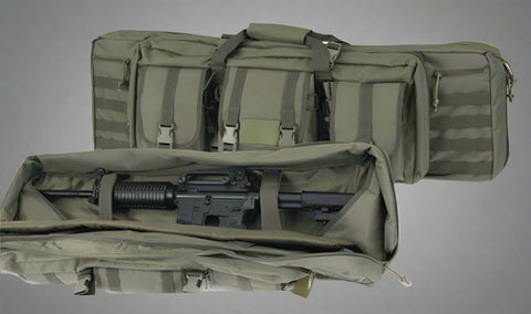 42 inch Tactical Rifle Bag with MOLLE Straps – Front View
Double Gun Backpack Case with Adjustable Straps – Side Angle
Tan MOLLE Rifle Case with Shoulder Carry
Padded Interior of Tactical Rifle Bag for Two Guns