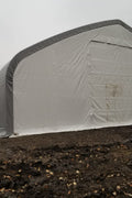 50′ WIDE DOUBLE TRUSS STORAGE BUILDINGS - with Standard 50X80X23 26.5 Oz PVC Cover | Sold by Uncle Wiener's Wholesale