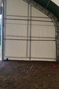 50′ WIDE DOUBLE TRUSS STORAGE BUILDINGS - with Standard 50X80X23 26.5 Oz PVC Cover | Sold by Uncle Wiener's Wholesale