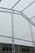 50′ WIDE DOUBLE TRUSS STORAGE BUILDINGS - with Standard 50X80X23 26.5 Oz PVC Cover | Sold by Uncle Wiener's Wholesale