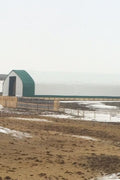 50′ WIDE DOUBLE TRUSS STORAGE BUILDINGS - with Standard 50X80X23 26.5 Oz PVC Cover | Sold by Uncle Wiener's Wholesale