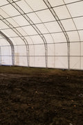 50′ WIDE DOUBLE TRUSS STORAGE BUILDINGS - with Standard 50X80X23 26.5 Oz PVC Cover | Sold by Uncle Wiener's Wholesale