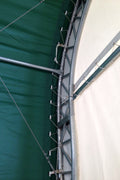 50′ WIDE DOUBLE TRUSS STORAGE BUILDINGS - with Standard 50X80X23 26.5 Oz PVC Cover | Sold by Uncle Wiener's Wholesale