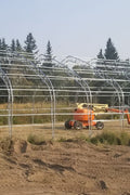 50′ WIDE DOUBLE TRUSS STORAGE BUILDINGS - with Standard 50X80X23 26.5 Oz PVC Cover | Sold by Uncle Wiener's Wholesale