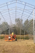 50′ WIDE DOUBLE TRUSS STORAGE BUILDINGS - with Standard 50X80X23 26.5 Oz PVC Cover | Sold by Uncle Wiener's Wholesale
