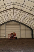 50′ WIDE DOUBLE TRUSS STORAGE BUILDINGS - with Standard 50X80X23 26.5 Oz PVC Cover | Sold by Uncle Wiener's Wholesale
