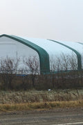 50′ WIDE DOUBLE TRUSS STORAGE BUILDINGS - with Standard 50X80X23 26.5 Oz PVC Cover | Sold by Uncle Wiener's Wholesale