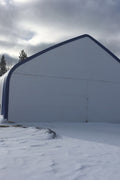 50′ WIDE DOUBLE TRUSS STORAGE BUILDINGS - with Standard 50X80X23 26.5 Oz PVC Cover | Sold by Uncle Wiener's Wholesale