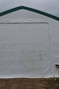 50′ WIDE DOUBLE TRUSS STORAGE BUILDINGS - with Standard 50X80X23 26.5 Oz PVC Cover | Sold by Uncle Wiener's Wholesale