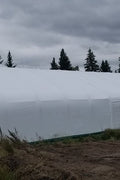 50′ WIDE DOUBLE TRUSS STORAGE BUILDINGS - with Standard 50X80X23 26.5 Oz PVC Cover | Sold by Uncle Wiener's Wholesale