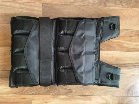 Adjustable 50lbs weighted vest for strength training
Workout vest for men and women – black fitness gear
Heavy duty weighted vest with straps and breathable lining
Unisex 50lb fitness vest with secure fit and padding
Front and back view of black adjustable weight vest for workouts