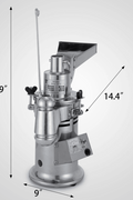 DF-15 15kg Automatic Herb Grinder Hammer Mill Pulverizer for Industrial Spice Grinding