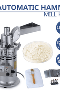 DF-15 15kg Automatic Herb Grinder Hammer Mill Pulverizer for Industrial Spice Grinding