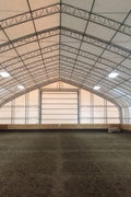 60′ WIDE DOUBLE TRUSS STORAGE BUILDINGS - with Standard 60X100X25 26.5 OZ PVC Cover | Sold by Uncle Wiener's Wholesale