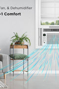 6000 BTU Window Air Conditioner, Fan and Dehumidifier, 250 sq. ft., Remote Control, Easy - to - Use, Reusable Filter - with | Sold by Uncle Wiener's Wholesale