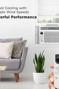 6000 BTU Window Air Conditioner, Fan and Dehumidifier, 250 sq. ft., Remote Control, Easy - to - Use, Reusable Filter - with | Sold by Uncle Wiener's Wholesale
