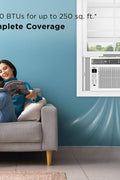 6000 BTU Window Air Conditioner, Fan and Dehumidifier, 250 sq. ft., Remote Control, Easy - to - Use, Reusable Filter - with | Sold by Uncle Wiener's Wholesale