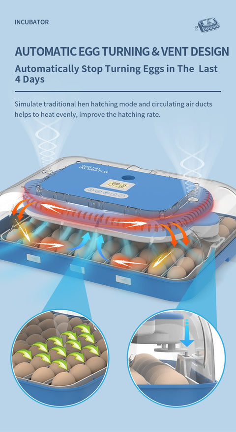 70 - Egg Digital Automatic Incubator & Brooder Set – All - in - One Hatching System | SKU 617EW70 - with | Sold by Uncle Wiener's Wholesale
