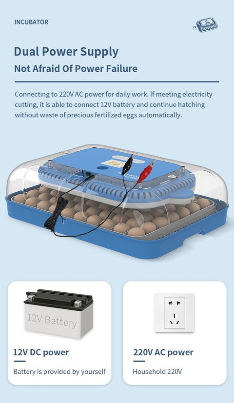 70 - Egg Digital Automatic Incubator & Brooder Set – All - in - One Hatching System | SKU 617EW70 - with | Sold by Uncle Wiener's Wholesale