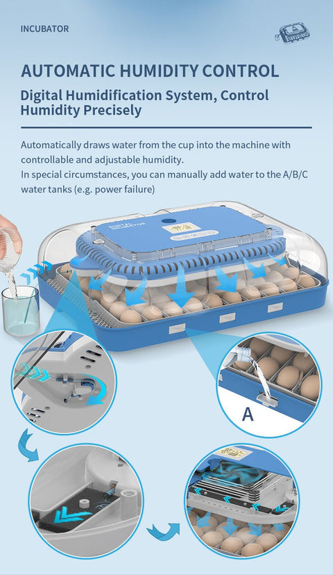70 - Egg Digital Automatic Incubator & Brooder Set – All - in - One Hatching System | SKU 617EW70 - with | Sold by Uncle Wiener's Wholesale