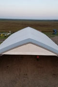 70′ WIDE DOUBLE TRUSS STORAGE BUILDINGS - with Standard 70X150X28 26.5 OZ PVC Cover | Sold by Uncle Wiener's Wholesale