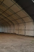 70′ WIDE DOUBLE TRUSS STORAGE BUILDINGS - with Standard 70X150X28 26.5 OZ PVC Cover | Sold by Uncle Wiener's Wholesale