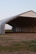 70′ WIDE DOUBLE TRUSS STORAGE BUILDINGS - with Standard 70X150X28 26.5 OZ PVC Cover | Sold by Uncle Wiener's Wholesale