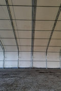 70′ WIDE DOUBLE TRUSS STORAGE BUILDINGS - with Standard 70X150X28 26.5 OZ PVC Cover | Sold by Uncle Wiener's Wholesale