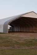 70′ WIDE DOUBLE TRUSS STORAGE BUILDINGS - with Standard 70X150X28 26.5 OZ PVC Cover | Sold by Uncle Wiener's Wholesale