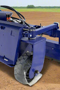 72" hydraulic soil conditioner attachment on a skid steer
Remote-controlled drum system with carbide teeth
Side view of skid steer soil conditioner in action
Soil prep tool for seedbeds and landscaping
Durable construction of 72-inch soil conditioner