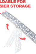750 lbs Aluminum ATV Loading Ramp – 7 FT Heavy - Duty Foldable | 1123AR - with Single Ramp | Sold by Uncle Wiener's Wholesale
