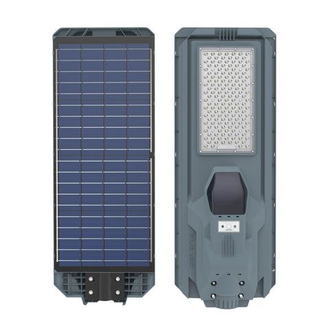 800W All - in - One Solar LED Street Light with Arm & Bracket – Motion Sensor, Remote, 3000 Lumens, IP65 Outdoor Light QYJM03800 - with | Sold by Uncle Wiener's Wholesale