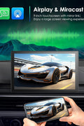 9" Carplay Screen for Car, Portable Car Stereo with Wireless Carplay & Android Auto, 4K Dash Cam, 1080P Camera, GPS Navigation, Voice Control,Portable Car Radio with 128GB SD Card AHD Rear Camera - with | Sold by Uncle Wiener's Wholesale